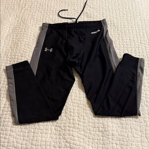 Under Armour Boys Black Metal Series Thermal Leggings